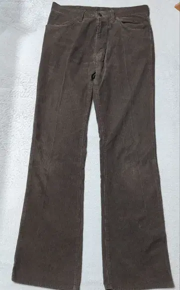 랭글러 브라운 코듀로이 부츠컷 일본제