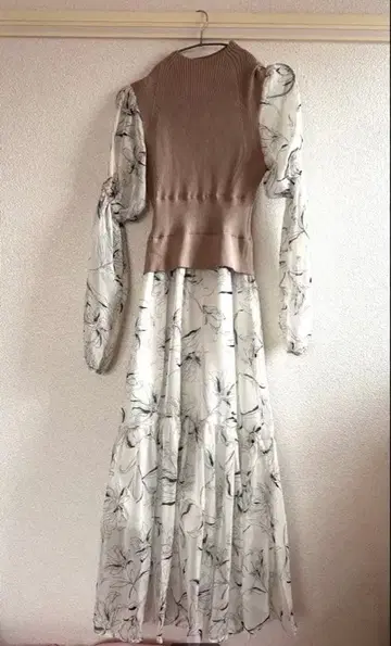 머큐리 듀오 플라워 프린트 롱 원피스 M 사이즈