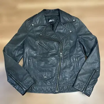 질스튜어트 블랙 가죽 라이더 자켓