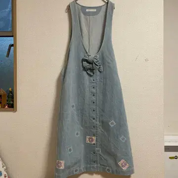 PINK HOUSE 라이트 블루 원피스