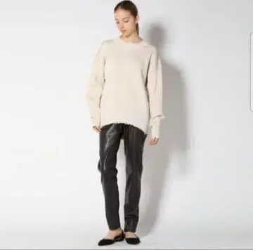 ESSEN .LAUTREAMONT 페이크 램스킨 팬츠 36 사이즈