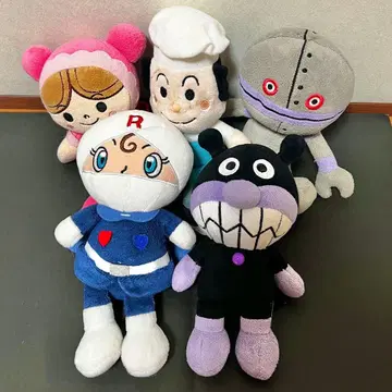 호빵맨 쁘띠 비 봉제 인형 세트