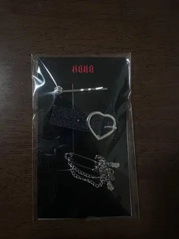 [ 미사용 새상품 ] HANA BAD LOVE 헤어핀 세트