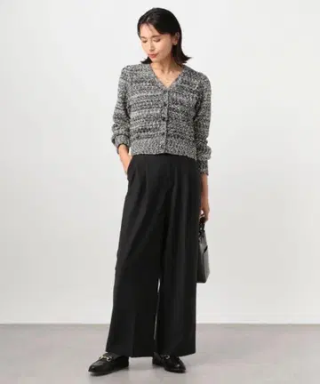 BARNYARDSTORM 슬라브믹스 니트 가디건