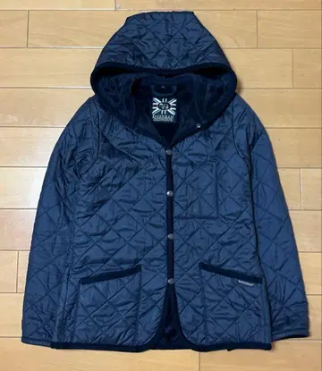 라벤햄 보아 안감 퀼팅 자켓 네이비 38