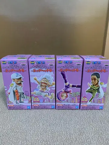 월드 컬렉터블 피규어 ONE PIECE -에그헤드6- 4체 세트