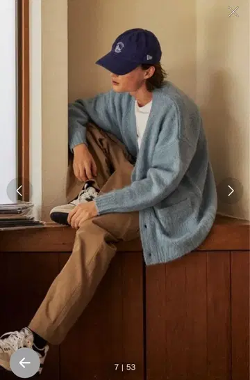 [ 한정판 ] FREAK'S STORE 모헤어 터치 가디건 빅 실루엣