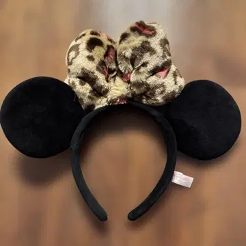 도쿄 디즈니 리조트 머리띠 레오파드 무늬