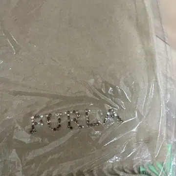 FURLA 베이지 프린지 스톨