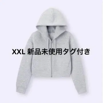 GU 더블 페이스 풀 집업 후드티 Q