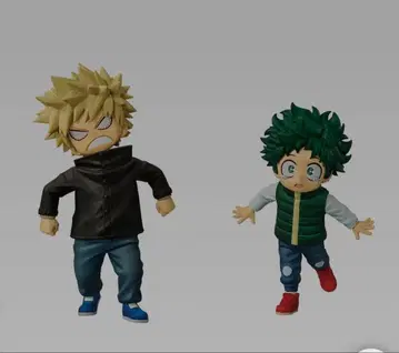 제일복권 나의 히어로 아카데미아 E상 이즈쿠&카츠키 피규어