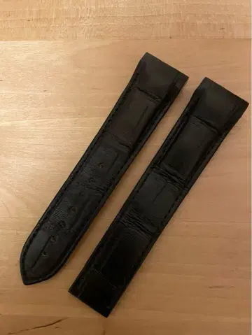 OMEGA 정품 가죽 스트랩 20mm 블랙