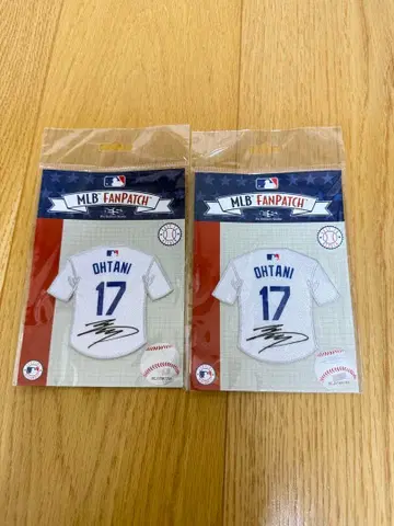 [ 와펜 ] 오타니 쇼헤이 MLB 팬 패치 2개 세트