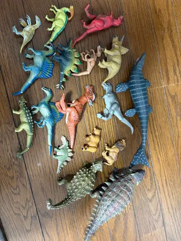 배송비 할인 기간 중만 이 가격 공룡 피규어 17체 아니아 슐라이히