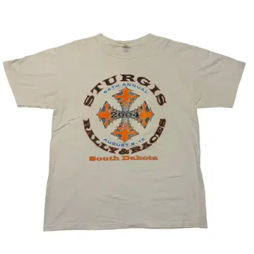STURGIS RALLY & RACES T셔츠 2004년 L 사이즈