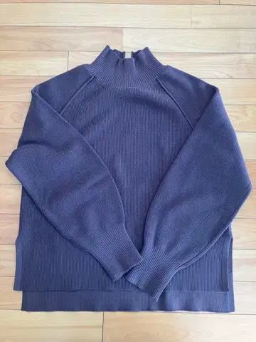 멜티 하이넥 풀오버 코코아 브라운 M 글로벌 워크