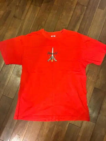 Powell 스컬T셔츠 M 레드