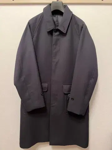 그린 라벨 릴랙싱 남성용 네이비 스텐카라 코트