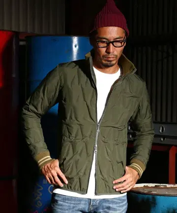 더퍼 고밀도 폴리에스테르 타프타 초경량 심리스 다운 자켓 M