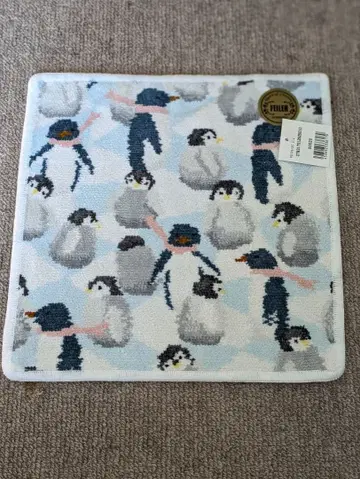 페이 라브라리 펭귄 아일랜드 타월 손수건 미사용 새상품