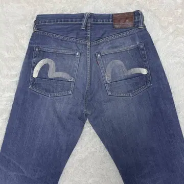 에비수 EVIS No.3 W32 갈매기 페인트 셀비지 루프 뒤틀림