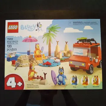 (미국 한정 판매) LEGO 11202 블루이 Bluey 비치 패밀리카