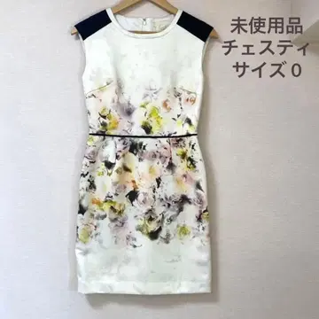 미사용품 체스티 플라워 타이트 원피스 0 사이즈