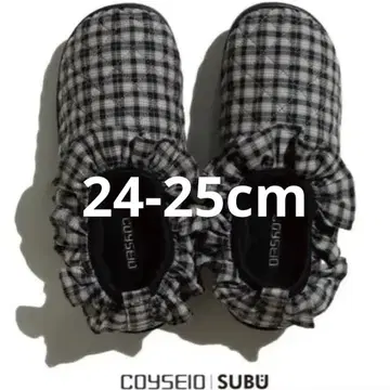 SUBU COYSEIO FLUFF CHECK 패딩 슈즈