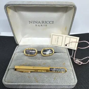 NINA RICCI 커프스링크와 타이핀 세트 101