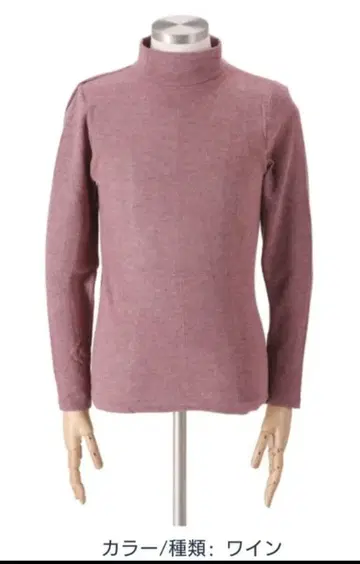 Stylemaker 남성용 기모 하이넥 스웨터 이너 qvc