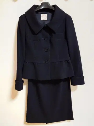 네이비 자켓 스커트 세트