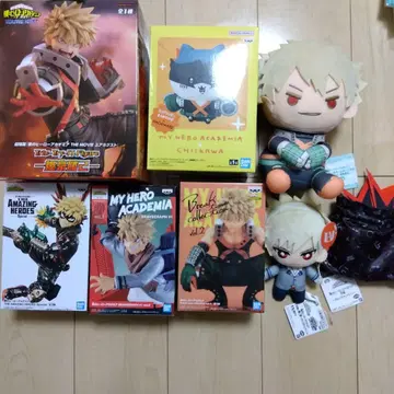 나의 히어로 아카데미아 바쿠고 카츠키 피규어 봉제 인형 세트