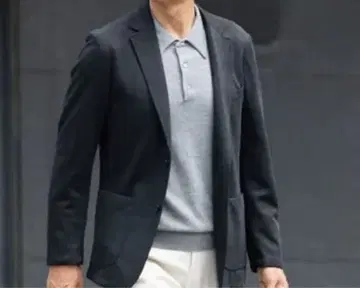 상의 S [파자마 수트] 릴랙스 저지 자켓 블랙