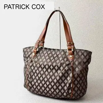[새상품급] PATRICK COX 나일론 토트백 숄더백 백합 패턴