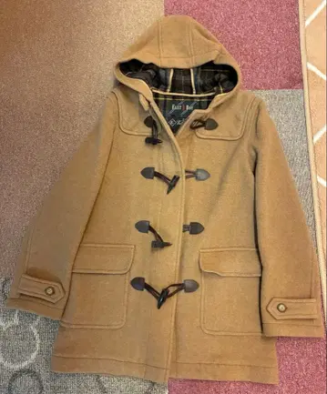 [클리닝 완료] 이스트 보이 더플 코트 카멜