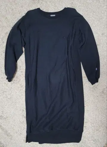 Champion Reverse Weave 블랙 원피스 M