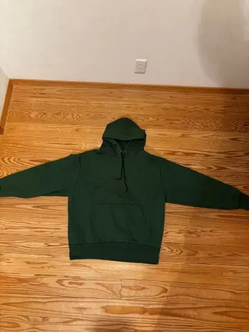 CAMBER 다크 그린 후드 부착 후드티 L