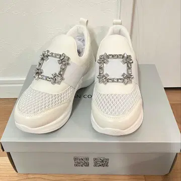 새상품 [ Vivian ] 비비안 비쥬 버클 밴딩 슬립온 스니커즈