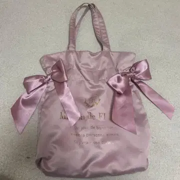Maison de FLEUR 핑크 토트백