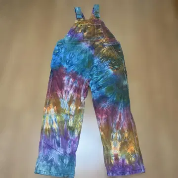 오버롤 타이 다이 염색