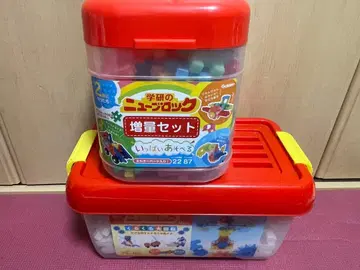 학켄의 뉴 블록 증량 세트와 빙글빙글 대회전