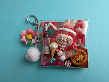 가챠 파우치 캔디 백 키링 크리스마스 산타