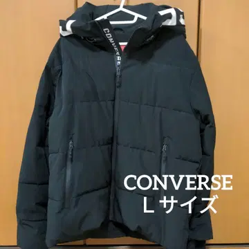CONVERSE 후드 부착 다운 자켓 L 사이즈