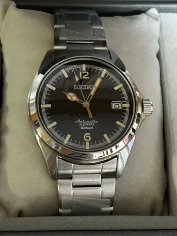 (미사용 새상품) SEIKO 자동 와인딩 시계 TIC TAC 콜라보