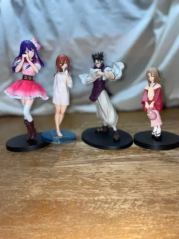 애니메이션 피규어 4체 세트