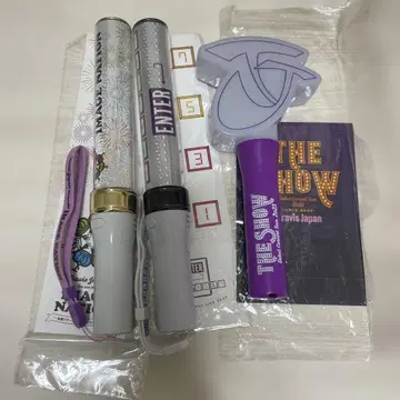 TravisJapan 응원봉 역대 3개 세트 점등 확인 완료 배터리 포함