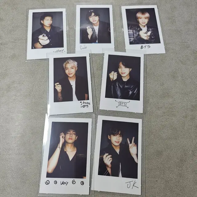 bts 방탄 포토북 폴라로이드 포카 7장 세트