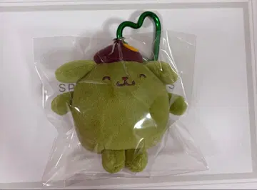 [택 포함 새상품] 폼폼푸딩 해피 플레이버 마스코트 나른한 말차