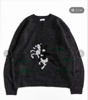 호스 자카드 니트