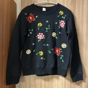 kvell bulle de savon 자수 꽃 트레이닝복